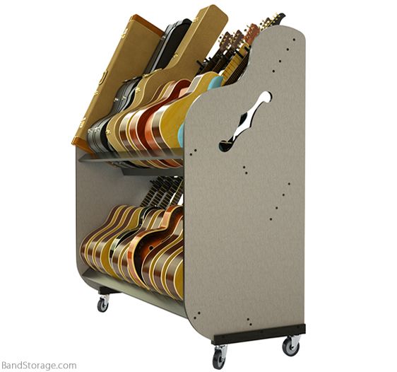Guitar Storage Carts For Music Classrooms Band Storage
