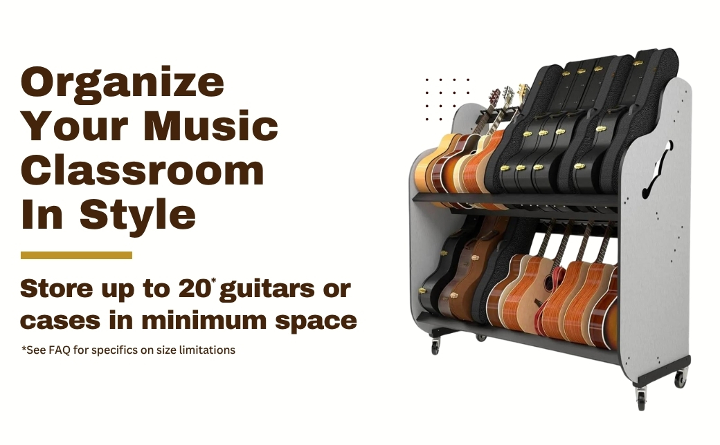 key features of the bandroom guitar rack