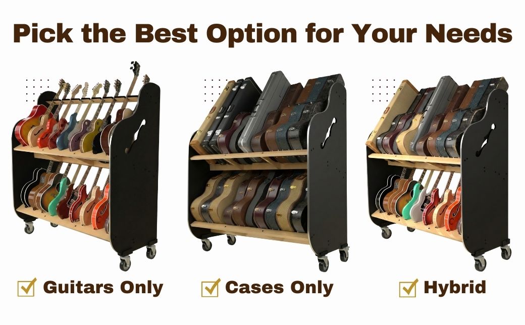 side by side comparisons of the 3 versions of the session-pro double-stack