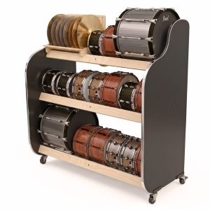Drum and Cymbal Storage Racks